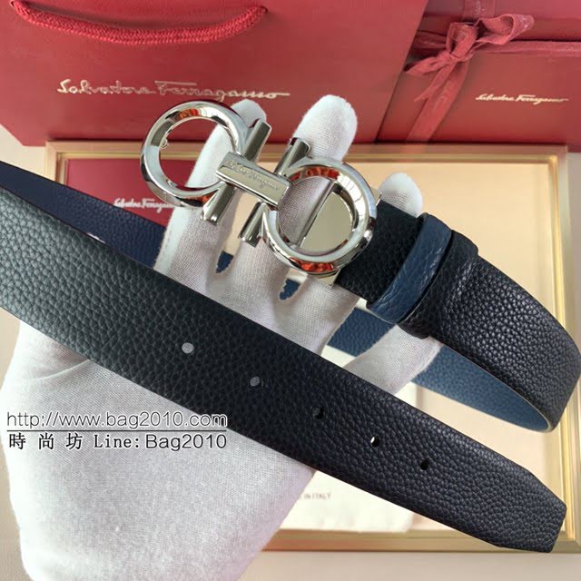菲拉格慕男士皮帶 Ferragamo精品銅扣腰帶  jjp1953
